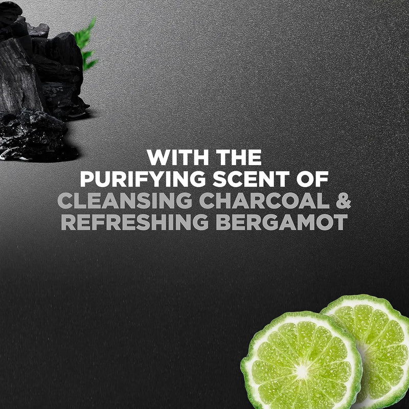 DOVE MEN + CARE Elements Body Wash Charcoal + Clay 4 Count For Men's Skin Care Effectively Washes Away Bacteria While Nourishing Your Skin, 18 oz Infinity Warehouse