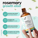ArtNaturals Organic Rosemary & Castor Hair Growth Oil + Scalp Massager Set – Hair Styling Oils for Dry, Itchy Scalp, Thickening & Hydration - Scalp Oil Products For Damaged Hair & Split Ends – 4.0 oz Infinity Warehouse