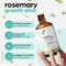 ArtNaturals Organic Rosemary & Castor Hair Growth Oil + Scalp Massager Set – Hair Styling Oils for Dry, Itchy Scalp, Thickening & Hydration - Scalp Oil Products For Damaged Hair & Split Ends – 4.0 oz Infinity Warehouse