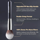 BEAKEY Makeup Brushes Set, Professional Foundation Eyeshadow Concealer Blush Powder Bronzer Applicator, 2 Blender Sponge with Beauty Paper Case Infinity Warehouse