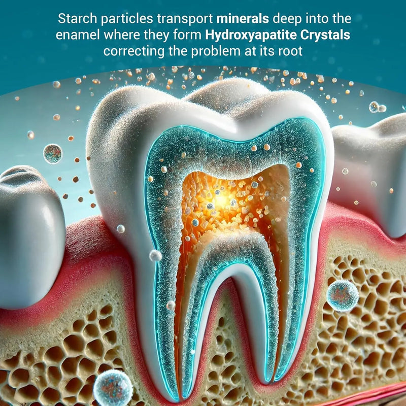 CrystLCare Tooth Sensitivity Treatment for Rapid and Long Lasting Relief for Adults & Kids – Sensitive Teeth Dental Strips for Hydroxyapatite Enamel Remineralization & Tooth Enamel Repair (14 Count) Infinity Warehouse