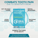 CrystLCare Tooth Sensitivity Treatment for Rapid and Long Lasting Relief for Adults & Kids – Sensitive Teeth Dental Strips for Hydroxyapatite Enamel Remineralization & Tooth Enamel Repair (14 Count) Infinity Warehouse