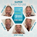 CrystLCare Tooth Sensitivity Treatment for Rapid and Long Lasting Relief for Adults & Kids – Sensitive Teeth Dental Strips for Hydroxyapatite Enamel Remineralization & Tooth Enamel Repair (14 Count) Infinity Warehouse