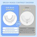 Kids Electric U Shaped Toothbrush Children Rechargeable Sonic Toothbrush with 6 Soft Brush Head Automatic Full Mouth 6 Cleaning Modes -Age8-15 Yellow Infinity Warehouse