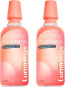 Lumineux Hydrating Mouthwash 16 Oz. 2 Pack - for Dry Mouth - Fluoride Free, NO Alcohol, Artificial Colors, SLS Free, Dentist Formulated Infinity Warehouse