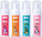NOHOO Kids Foam Toothpaste with Fruit Flavor, Fluoride Free Natural Formul, Foam Toothpaste for Electric Toothbrush (Strawberry+Orange+Peach+Cantaloupe) Infinity Warehouse