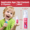 NOHOO Kids Foam Toothpaste with Fruit Flavor, Fluoride Free Natural Formul, Foam Toothpaste for Electric Toothbrush (Strawberry+Orange+Peach+Cantaloupe) Infinity Warehouse