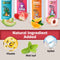 NOHOO Kids Foam Toothpaste with Fruit Flavor, Fluoride Free Natural Formul, Foam Toothpaste for Electric Toothbrush (Strawberry+Orange+Peach+Cantaloupe) Infinity Warehouse