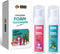 NOHOO Kids Foam Toothpaste with Fruit Flavor, Fluoride Free Natural Formul, Foam Toothpaste for Electric Toothbrush (Strawberry+Orange+Peach+Cantaloupe) Infinity Warehouse