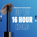 NYX PROFESSIONAL MAKEUP The Brow Glue, Extreme Hold Tinted Eyebrow Gel - Black Infinity Warehouse