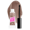 NYX PROFESSIONAL MAKEUP The Brow Glue, Extreme Hold Tinted Eyebrow Gel - Black Infinity Warehouse