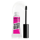 NYX PROFESSIONAL MAKEUP The Brow Glue, Extreme Hold Tinted Eyebrow Gel - Black Infinity Warehouse