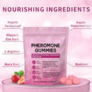 Pheromone Gummies Premium Feminine Balance Blend with Maca Beetroot Strawberry Flavor Daily Supplement 60 Count 30 Servings Infinity Warehouse