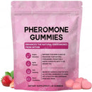 Pheromone Gummies Premium Feminine Balance Blend with Maca Beetroot Strawberry Flavor Daily Supplement 60 Count 30 Servings Infinity Warehouse