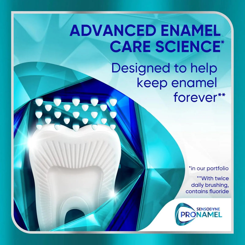 Sensodyne Pronamel Clinical Enamel Strengthening Toothpaste, Whitening Action, 3.4 oz (3 Pack) Infinity Warehouse