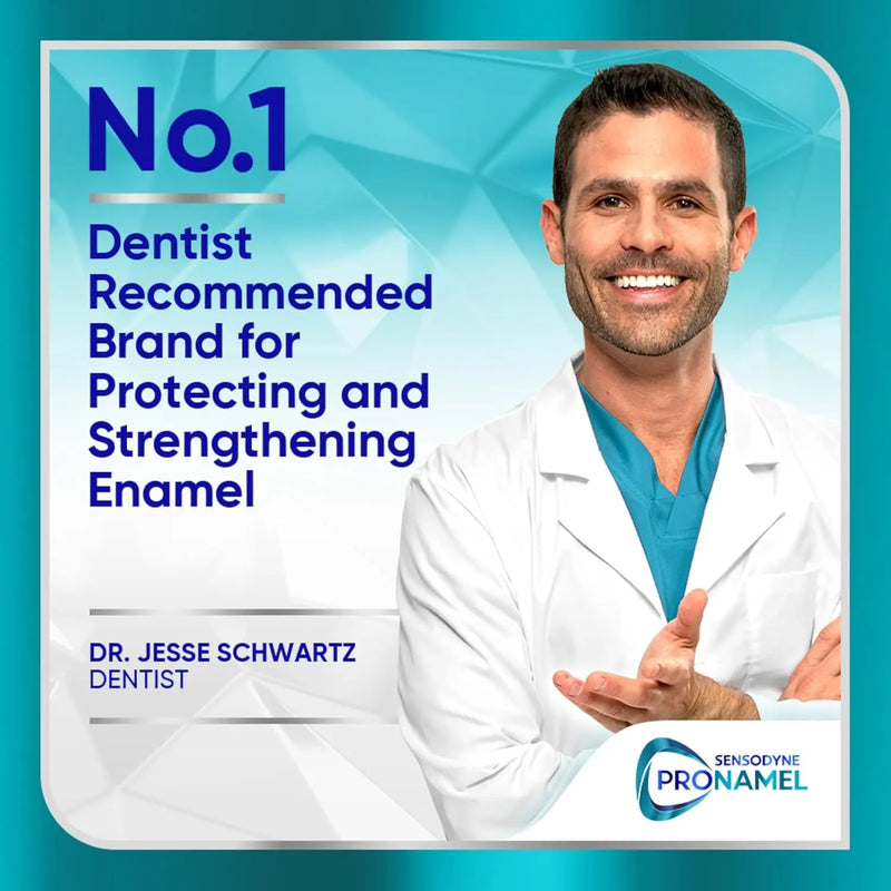 Sensodyne Pronamel Clinical Enamel Strengthening Toothpaste, Whitening Action, 3.4 oz (3 Pack) Infinity Warehouse