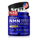 ArtoaLabs NMN Capsules 1000mg with TMG Quercetin Resveratrol NAD+ Support Cellular Energy Healthy Aging Wellness Formula 120pcs Infinity Warehouse