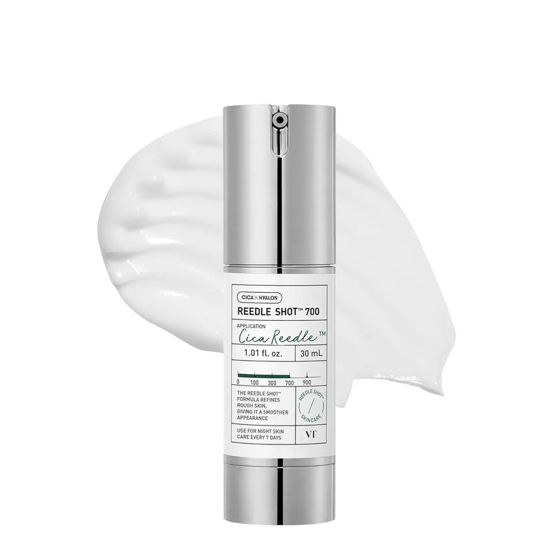 VT COSMETICS CICA Reedle Shot 50, Day&Night Mild Exosome, Microneedling Serum, Centella Asiatica, Hyaluronic Acid, Exfoliation, Soft & Glass Skin, Korean Skin Booster 1.69Fl Oz(50ml) Infinity Warehouse