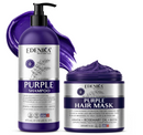 Rosemary Purple Shampoo & Purple Hair Mask Conditioner Set, Sulfate-Free Infinity Warehouse