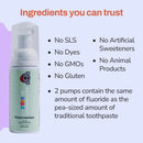 autobrush Kids Fluoride-Free Foaming Toothpaste Watermelon Flavor for Electric or U-Shaped Toothbrush, SLS-Free, Training Toothpaste, Anti-Cavity (3 Pack) Infinity Warehouse