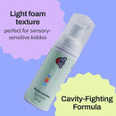 autobrush Kids Fluoride-Free Foaming Toothpaste Watermelon Flavor for Electric or U-Shaped Toothbrush, SLS-Free, Training Toothpaste, Anti-Cavity (3 Pack) Infinity Warehouse