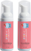 autobrush Kids Fluoride-Free Foaming Toothpaste Watermelon Flavor for Electric or U-Shaped Toothbrush, SLS-Free, Training Toothpaste, Anti-Cavity (3 Pack) Infinity Warehouse