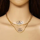 18k Gold Paperclip Chain Link Necklace Dainty Paperclip Link Chain Layered Necklace Oval Link Chains Initial Necklaces Set for Women Girls Beauty Coquette