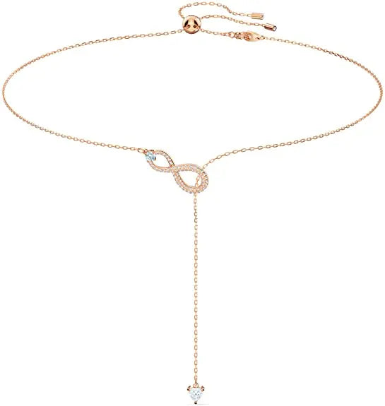 Women's Infinity Crystal Jewelry Collections, Rhodium & Rose Gold Tone Finish Beauty Coquette