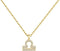 14K Gold Plated CZ Astrology Necklace Beauty Coquette