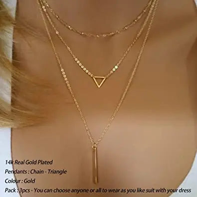 Gold Layered Necklaces for Women - 14K Gold Plated Handmade Multilayer Bar Pearls Coin Disc Moon Butterfly Medallion Adjustable Dainty Layered Choker Necklaces for Women Jewelry Beauty Coquette