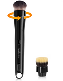360° Electric Makeup Brush with 2 Replaceable Brush Heads, 2 Adjustable Speeds, Fast and Even Makeup Application, Time-Saving, Gift for Women Infinity Warehouse
