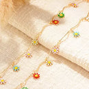Gold Chain Choker Necklace,14K Gold Plated Dainty Cute Lip Chain Long Necklace Delicate Fashion Choker Necklace Jewelry Gift for Women Beauty Coquette
