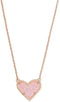 Heart Adjustable Length Pendant Necklace for Women, Fashion Jewelry Beauty Coquette