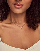 Heart Adjustable Length Pendant Necklace for Women, Fashion Jewelry Beauty Coquette