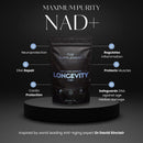 Longevity NAD+ Stack | Nicotinamide Riboside NR, NAC, Glycine, Resveratrol, Fisetin + Vitamin D3 K2 | Cellular Energy & Vitality Support Infinity Warehouse