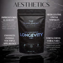 Longevity NAD+ Stack | Nicotinamide Riboside NR, NAC, Glycine, Resveratrol, Fisetin + Vitamin D3 K2 | Cellular Energy & Vitality Support Infinity Warehouse