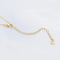 S.Leaf Bar Necklace for Women Bar Necklace Sterling Gold Dainty Necklace Beauty Coquette
