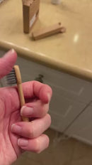 Bamboo Electric Toothbrush Replacement Heads Compatible with Lumineux, Soft Charcoal Infused Bristles