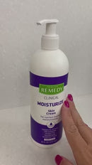 Medline Remedy Clinical Skin Cream, Vanilla Scent (16 fl oz), Moisturizing Face and Body Cream for All Ages, Paraben & Sulfate Free, Quick Absorbent Formula, Hypoallergenic Skin Moisturizer