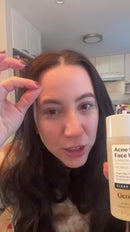 Geologie Acne Control Face Wash | 2% Salicylic Acid Exfoliating Cleanser | Clears Skin, Controls Oil & Prevents Breakouts | Clean Citrus Scent | For Men & Women | 6 fl oz