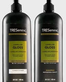 TRESemmé Lamellar Gloss Shampoo, Conditioner and Shine Spray for Brilliant Gloss & Sleek Finish Ultimate Shine with Heat Protection, 3 pack