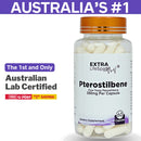 Pterostilbene 350mg High Purity Capsules | Australian Lab Certified | Longevity Infinity Warehouse