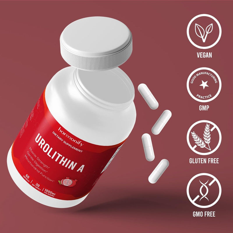 HARMONIFY Urolithin A Supplement for Healthy Aging&Cellular Renewal - High Pu... Infinity Warehouse