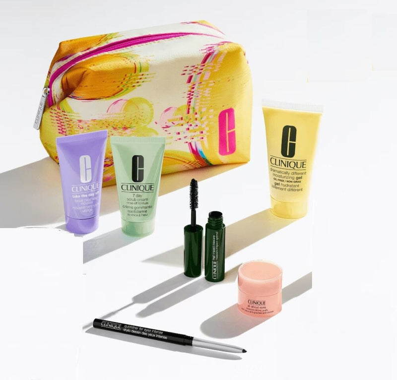 Clinique Dramatically Different Moisturizer+All About Eyes+7 Pcs Gift Set NEW Infinity Warehouse