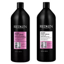 Redken Acidic Color Gloss Sulfate Free Shampoo & Conditioner Liter Set 33.8 floz Infinity Warehouse