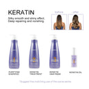 Keratin Treatment Hair Straightening Set Premium 4 Step Purify Shampoo, Keratin Infinity Warehouse