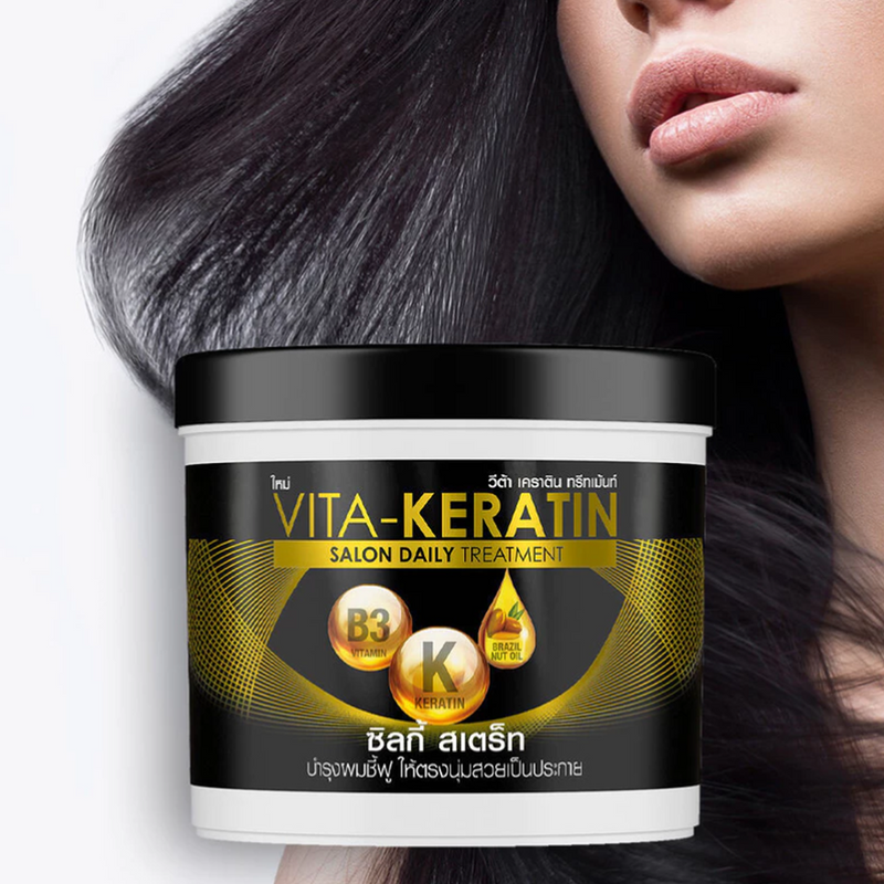 600ml Vita Keratin Salon Daily Treatment Silky Straight For frizzy hair O Infinity Warehouse