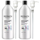 REDKEN ACIDIC BONDING CONCENTRATE CONDITIONER 1 LITRE X 2 WITH PUMPS Infinity Warehouse