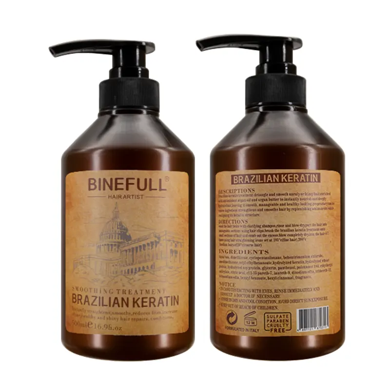 Brazilian Shampoo Keratin Treatment Straightening Formaldehyde Free Binefull Infinity Warehouse