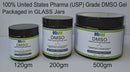 Pharmaceutical DMSO Liquid/Gel 99.9% Pure DMSO, 70/30 Water, 70/30 Aloe in Glass Infinity Warehouse